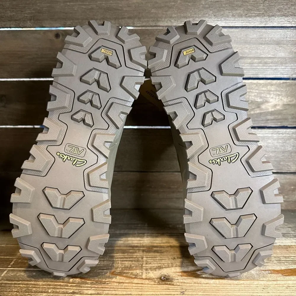 New Womens Clarks ATL Trekup Waterproof Green Trail Ankle Boots Booties Size 7 M - Picture 5 of 6